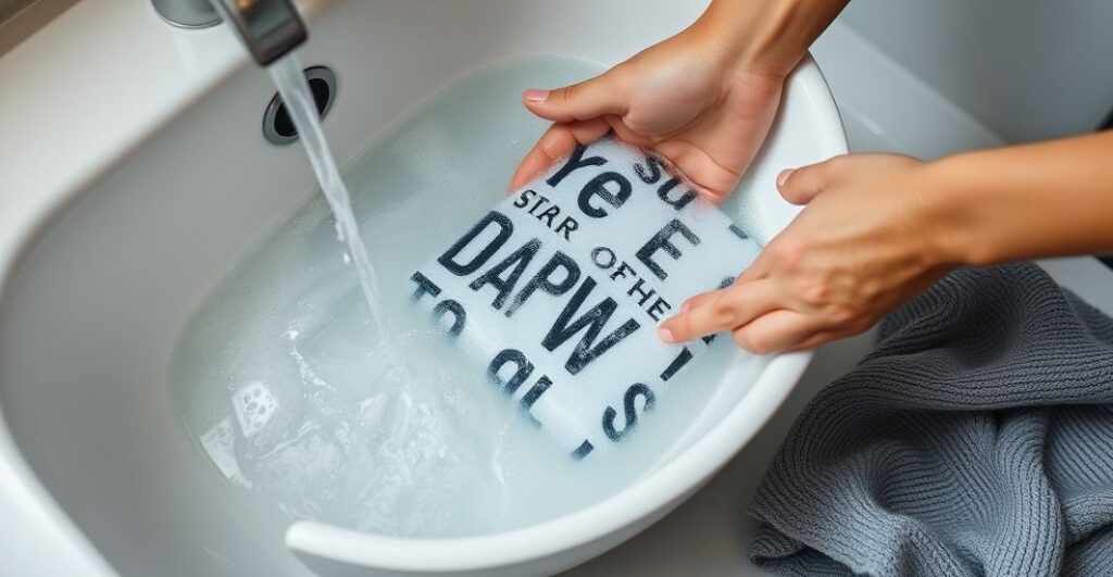 Hand-wash routine for premium or vintage graphics