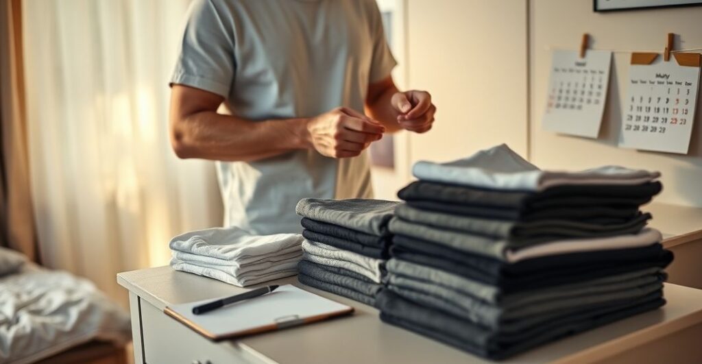 How many t shirts should a man own The simple math