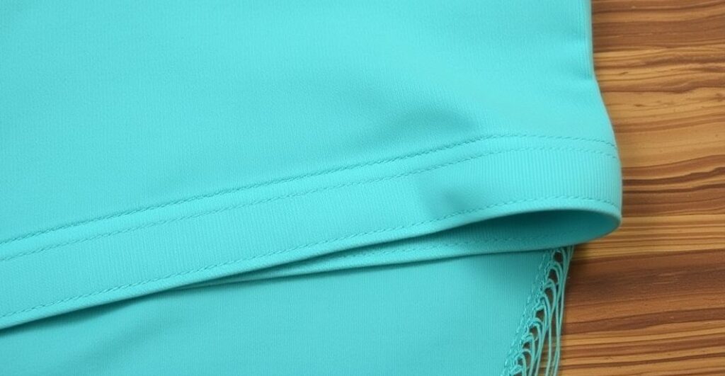 How to spot a single needle hem at a glance