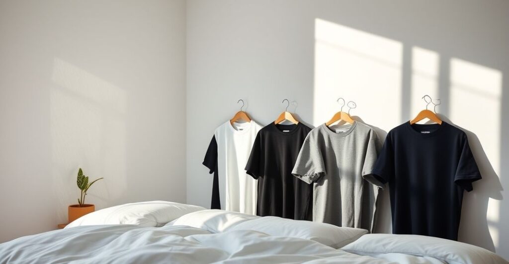 Minimalist capsule tees that do it all