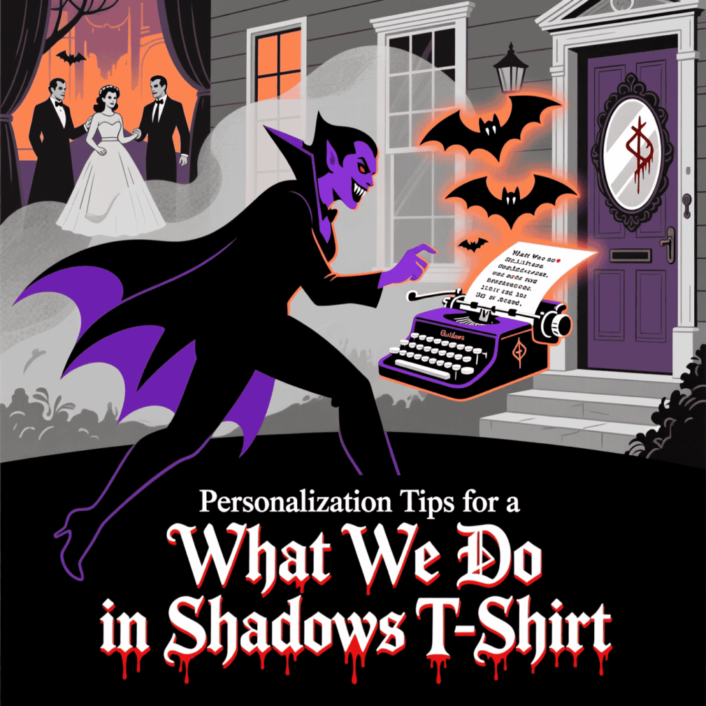 Personalization tips for a What We Do in the Shadows T Shirt