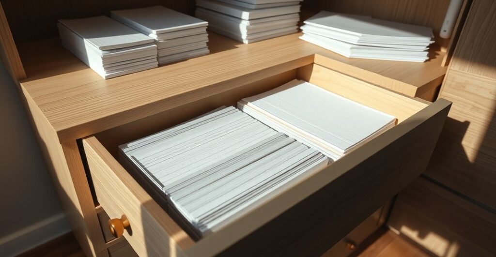 Storage reality drawers, shelves, closet space