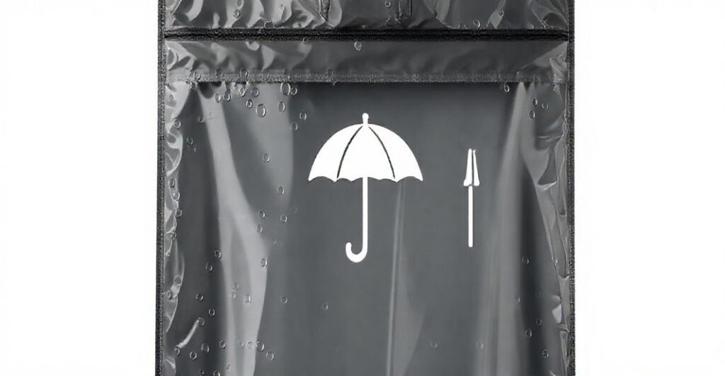 Weather and moisture protection for T shirts without overpacking