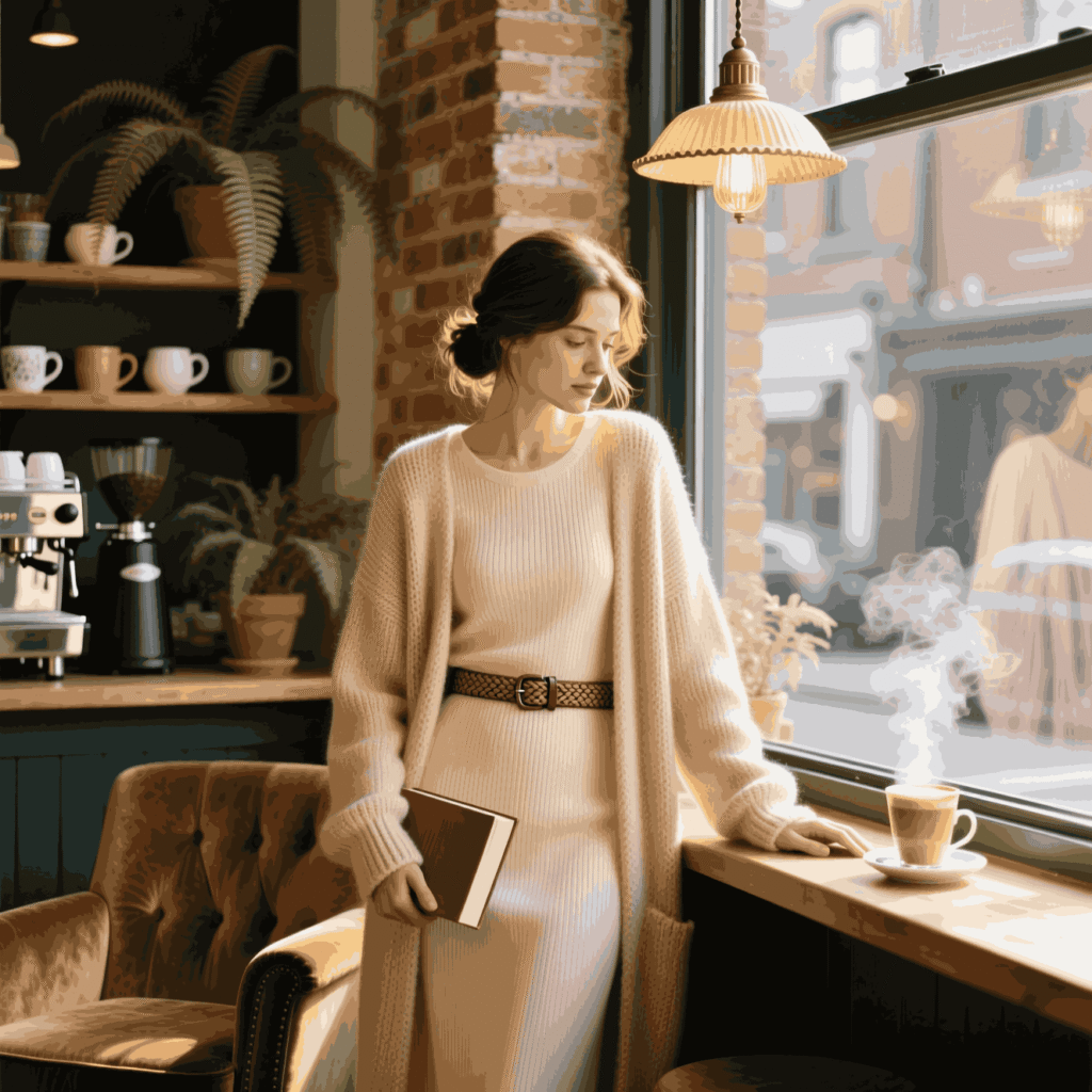 Cozy add‑ons: cardigans, shackets, kimonos