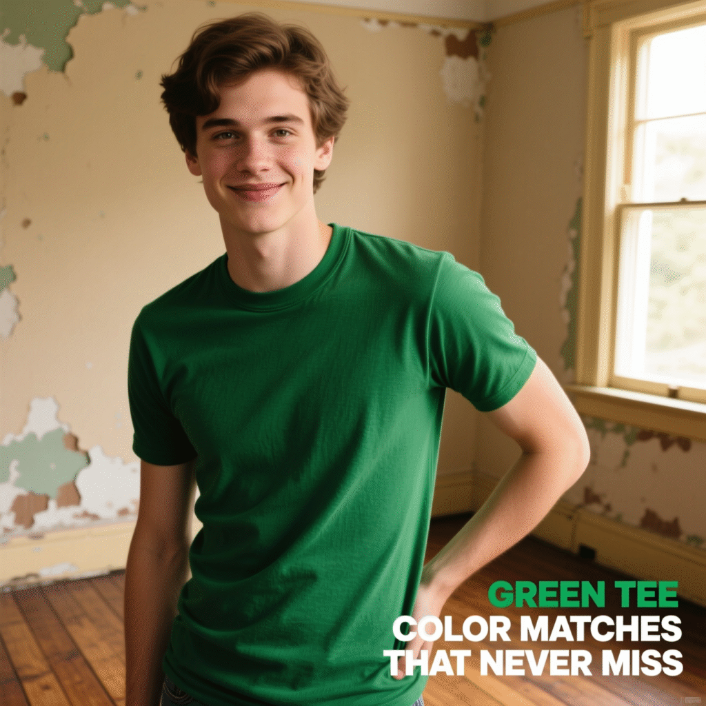 Green tee color matches that never miss