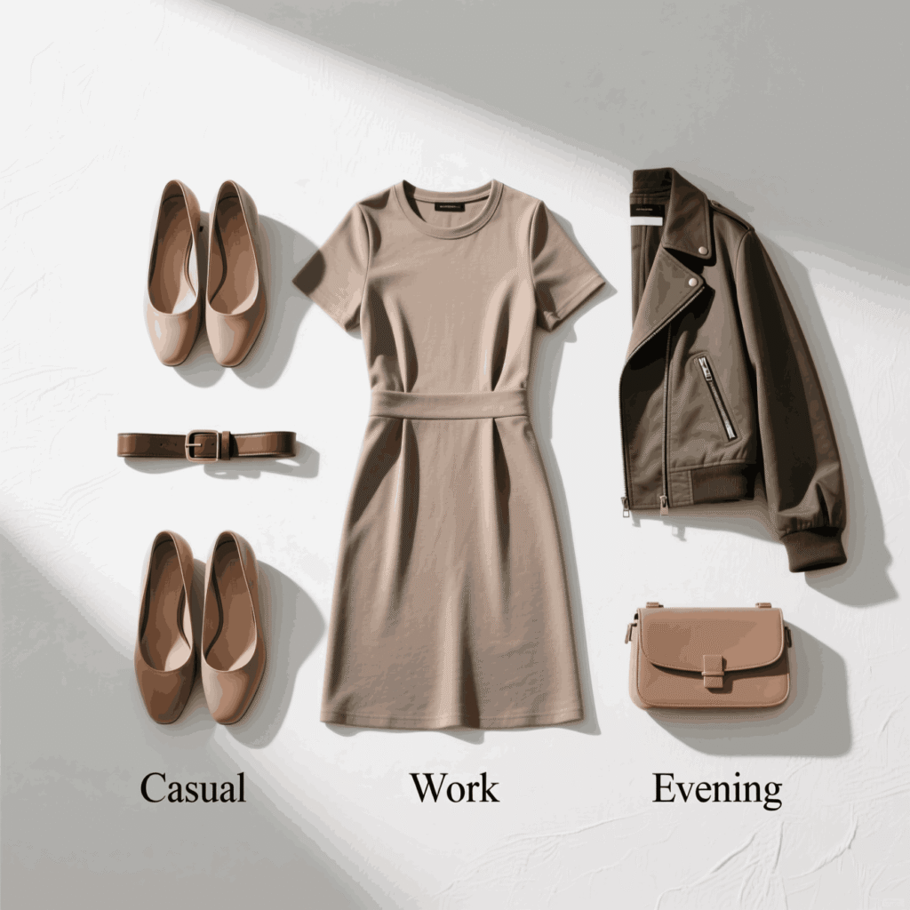 Quick reference: what to wear with t shirt dress by occasion