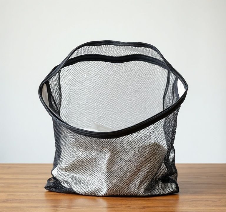 Reduce abrasion: inside-out, mesh bags, and closed zippers