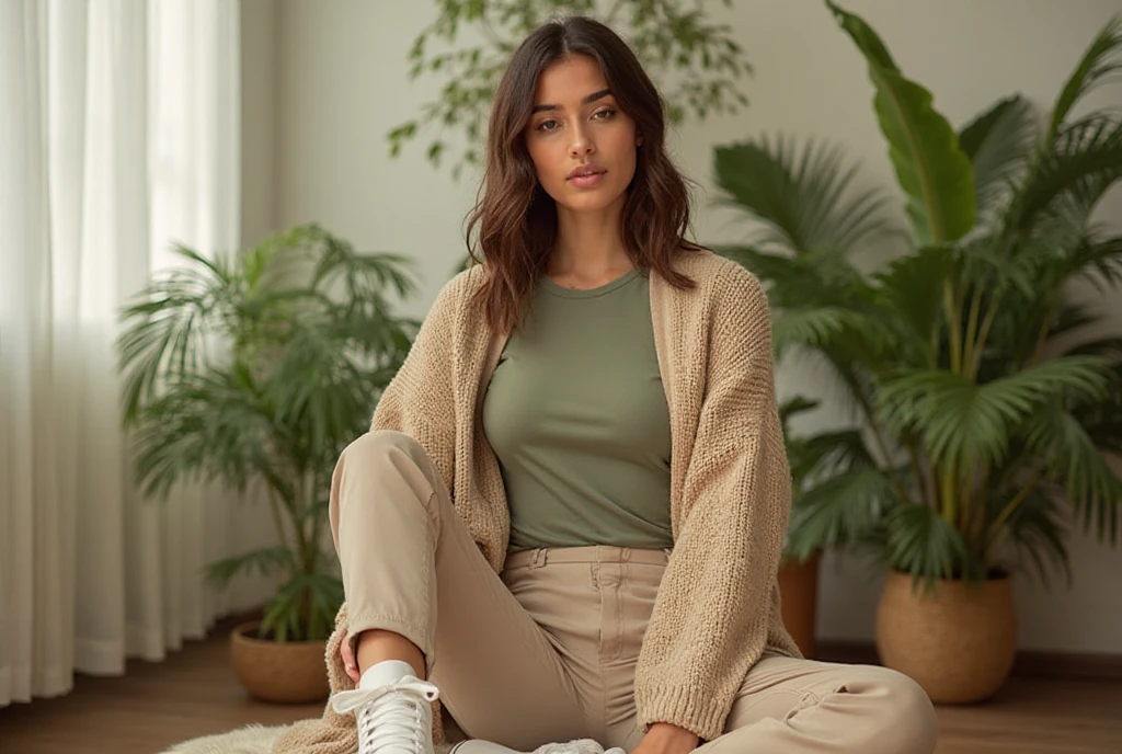 Soft and muted pairings for a calm look
