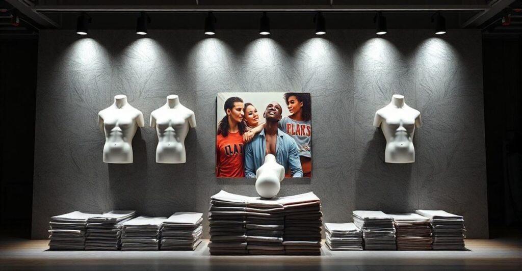 Turn one wall into your in-store billboard for tees