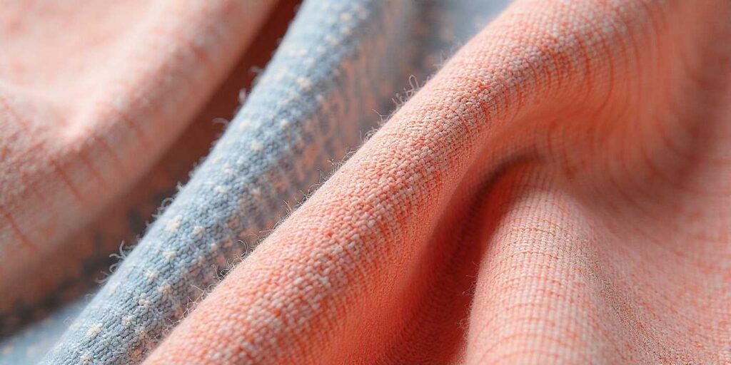 Pattern advantage: heather, melange, and micro-prints blur marks