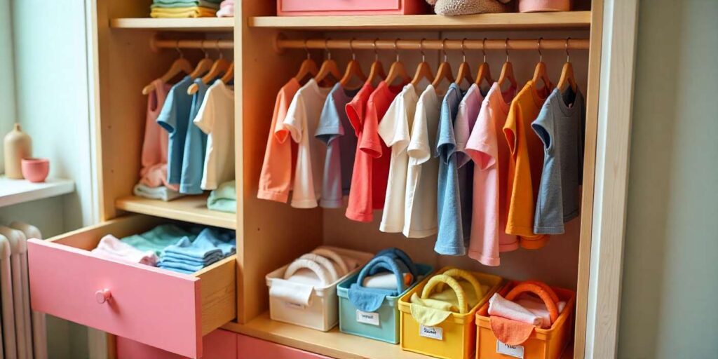 Kids’ and baby T‑shirts: fast, tidy systems that survive laundry day