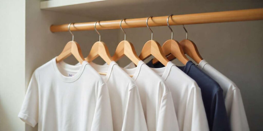 Hang vs. fold: a simple rule of thumb for T‑shirts