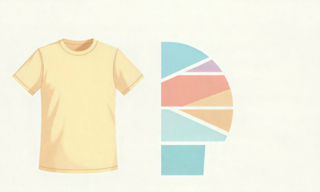 Example Cost Breakdown for a Standard Mid‑Range Cotton T‑Shirt