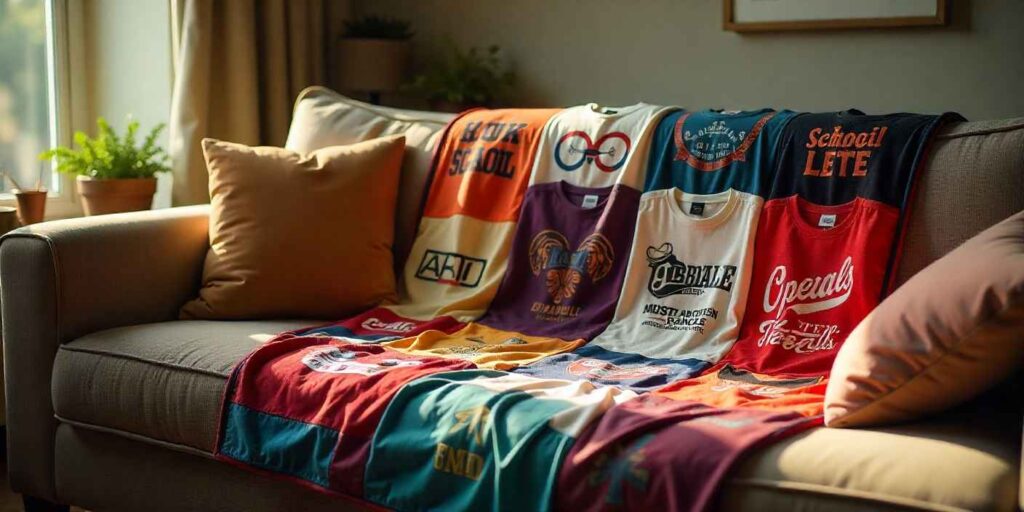 Memory quilts and keepsake blankets