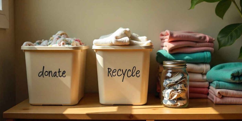 Donate, recycle, and zero‑waste options