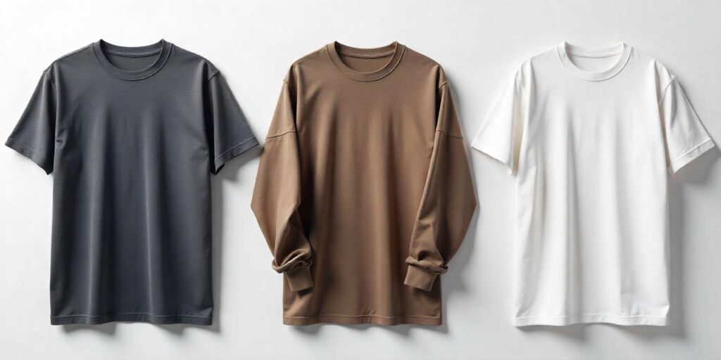 Heavy cotton, long‑sleeve, and oversized tees: special handling