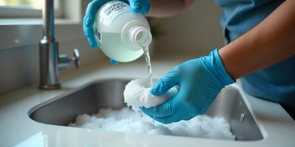 Bleach-free routes: color remover, enzyme wash, and tea dye