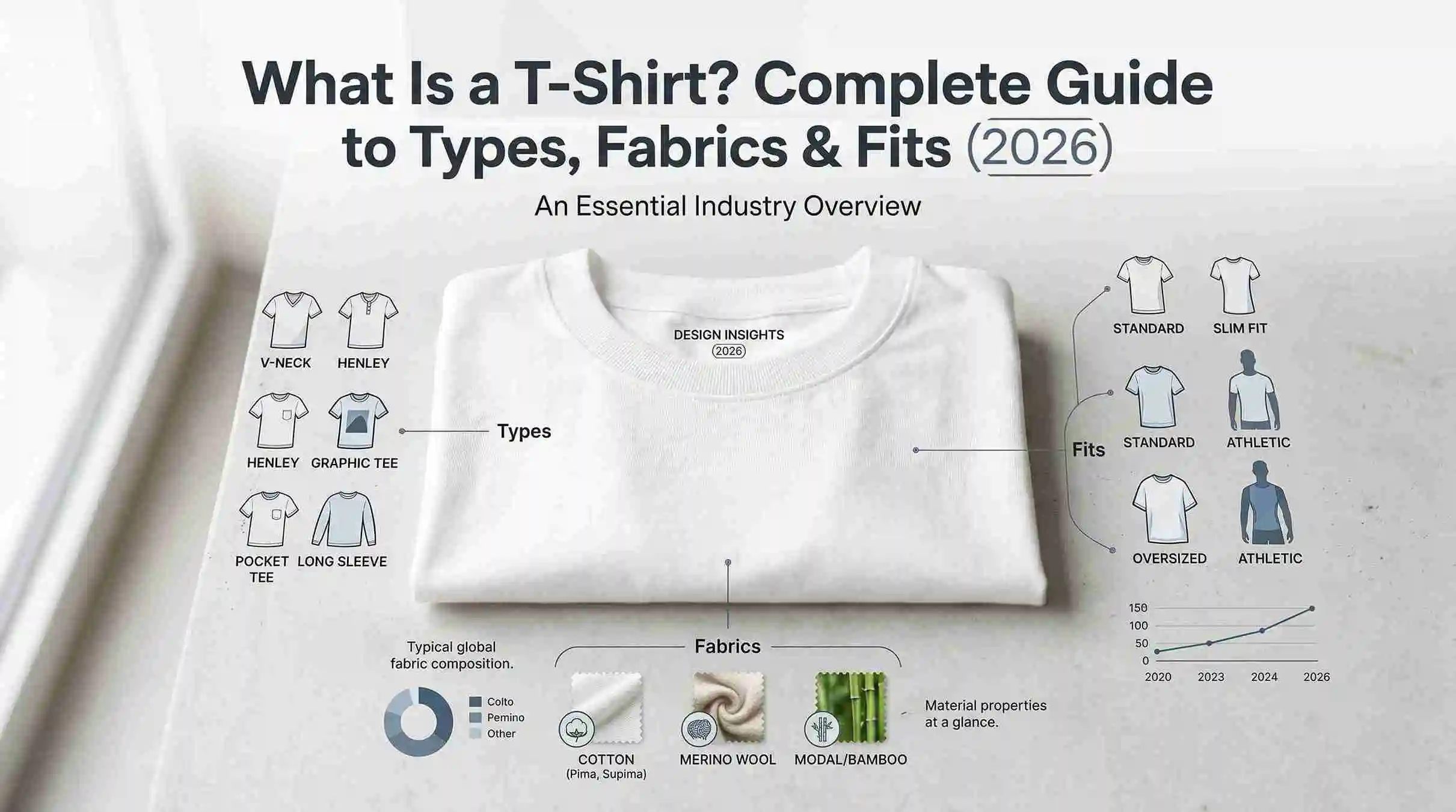 What Is a T-Shirt? Complete Guide to Types, Fabrics & Fits (2026)