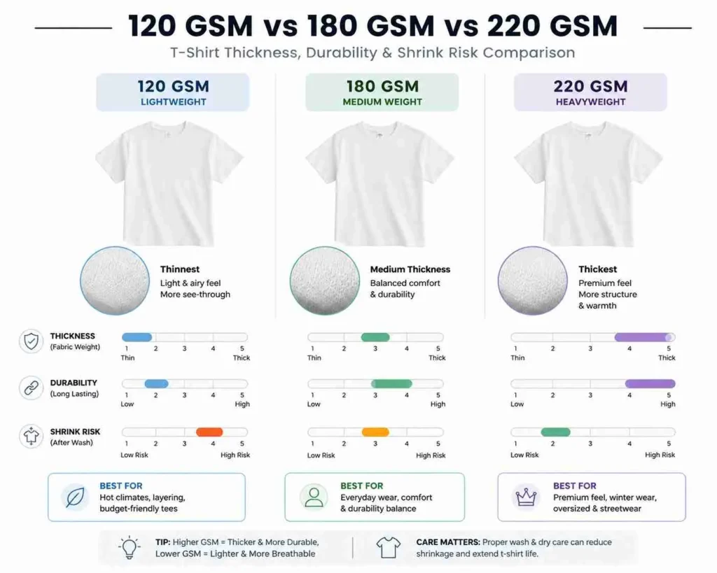 Fabric GSM & Durability (Why Weight Matters)